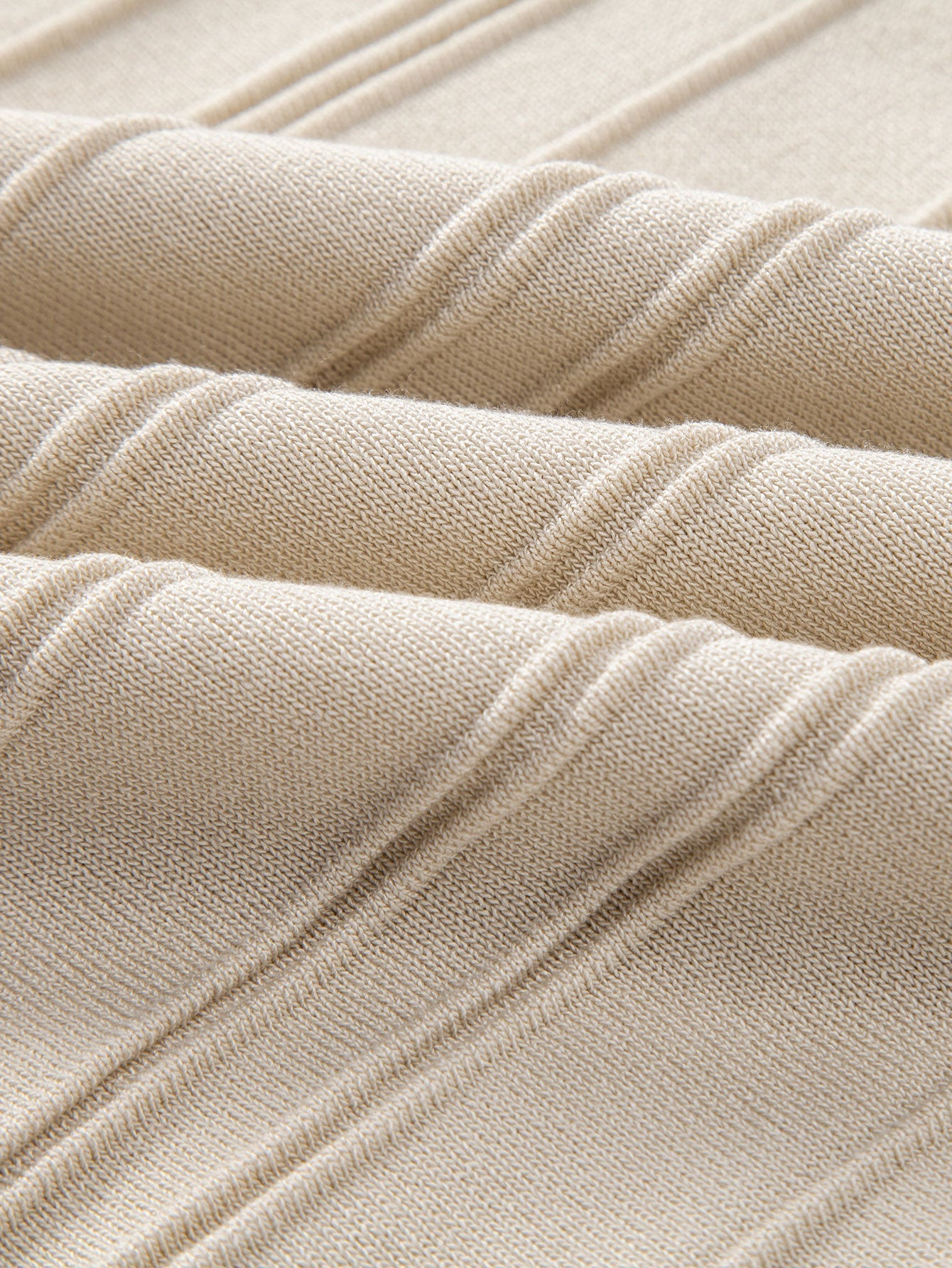 Hunter | Stripe Jacquard Zipper Knit Polo Shirt