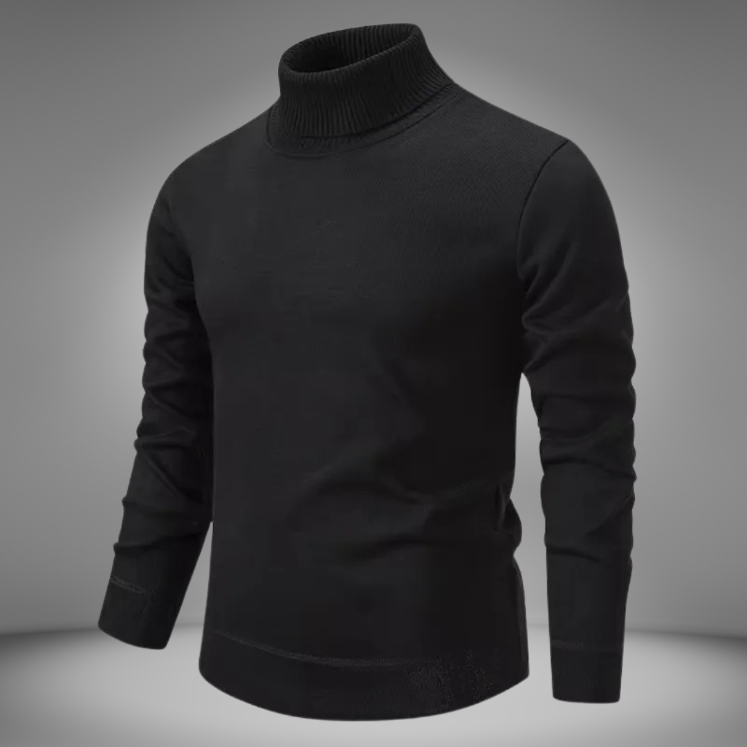 Eneas | Classic turtleneck knit sweater for men