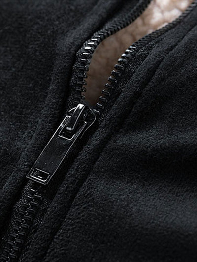Zephyr | Regular Fit Teddy Lined Faux Suede Jacket