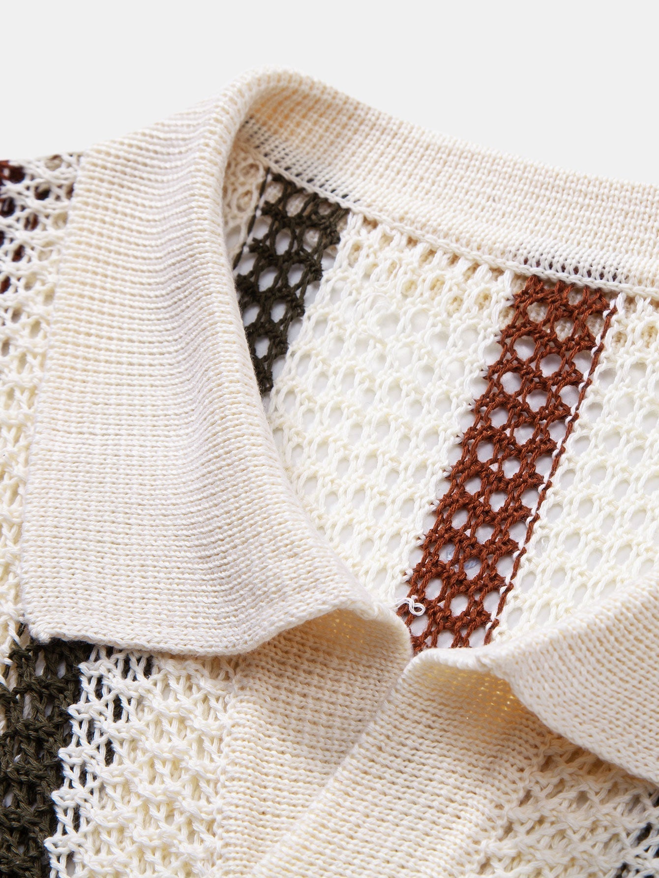 Hello Crochet Polo Shirt & Straight Linen Pants