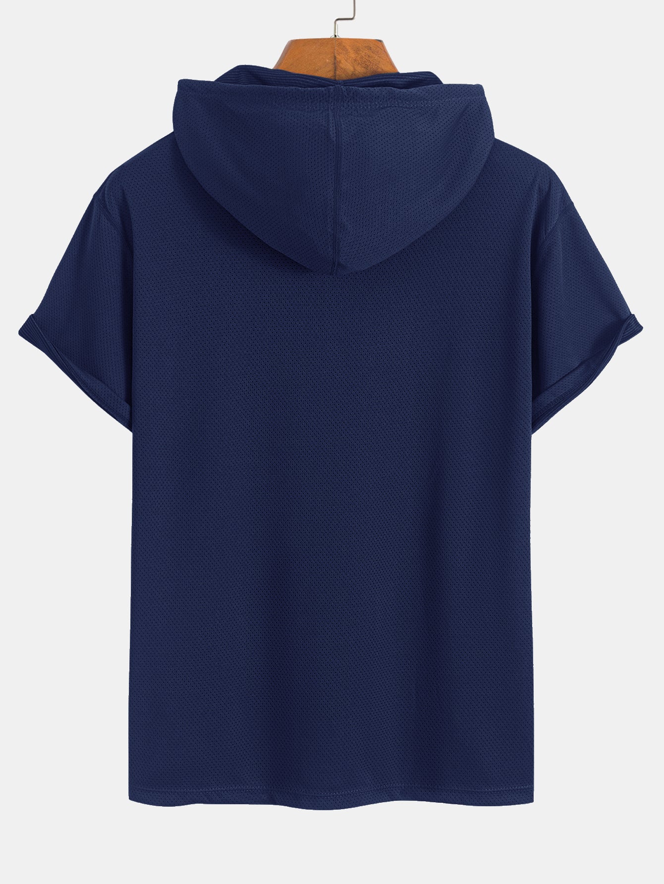 Lucas® | Athletic Mesh Kangaroo Pocket Hooded T-Shirt