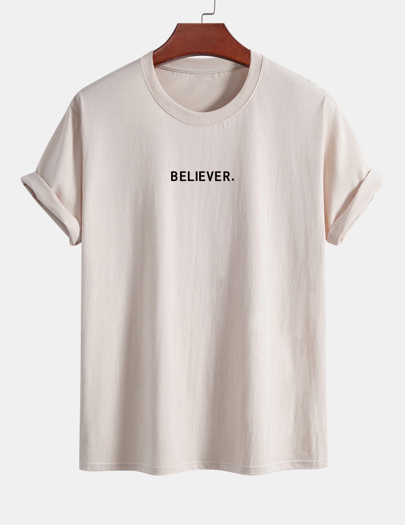 Octavio® | Believer Print Cotton T-Shirt