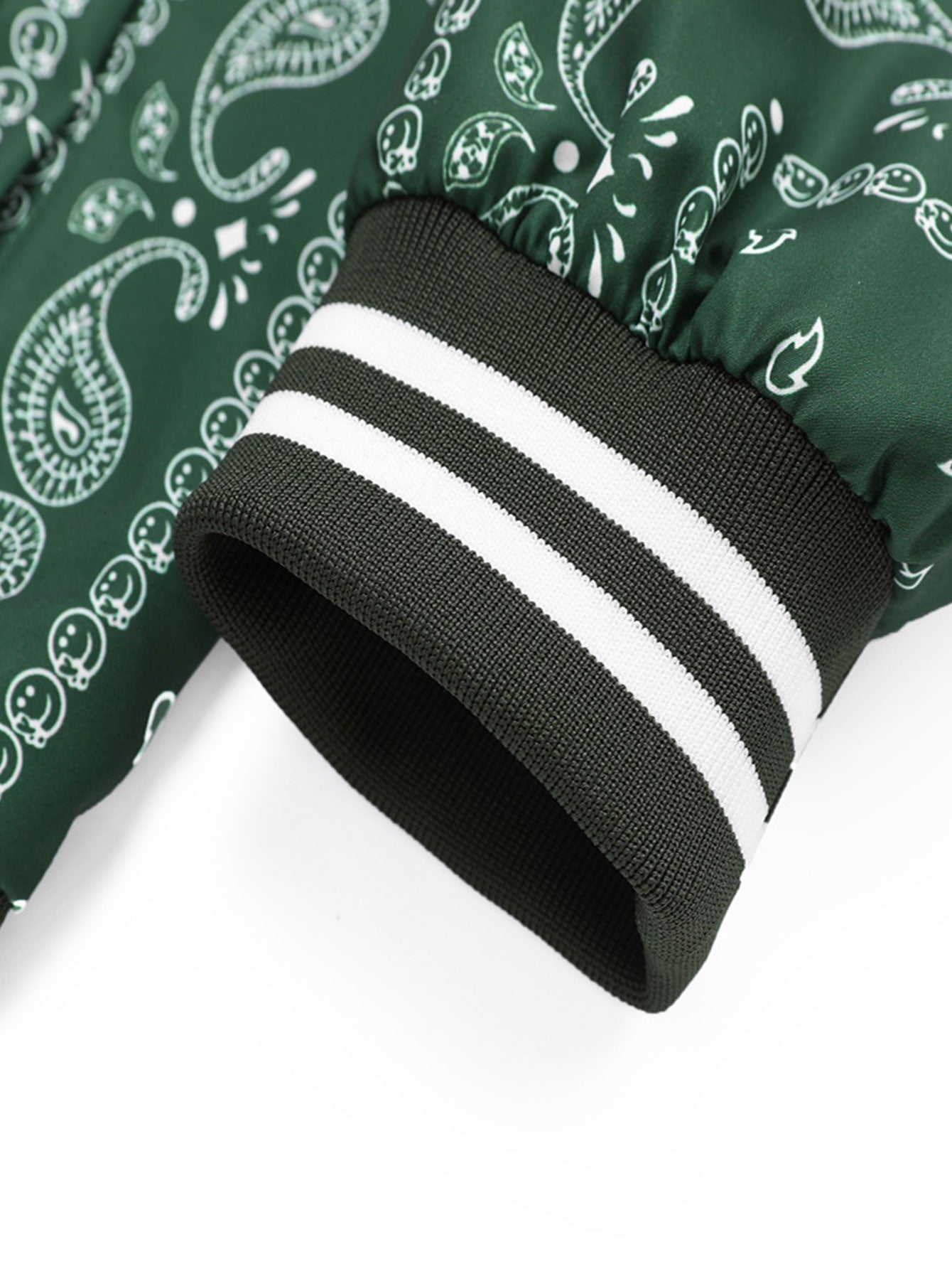 Eolo® | Paisley Print Baseball Jacket