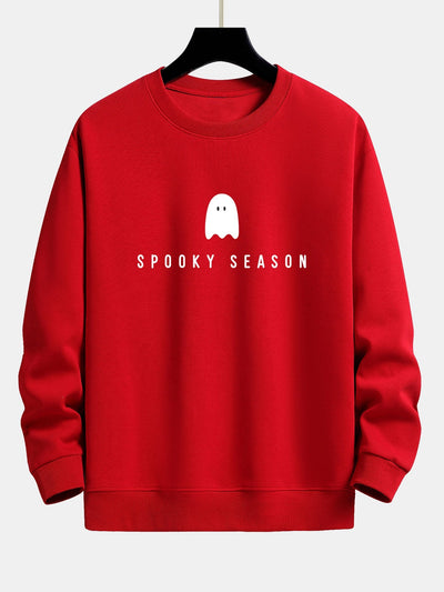 César® | Spooky Season Ghost Print Relax Fit Sweatshirt