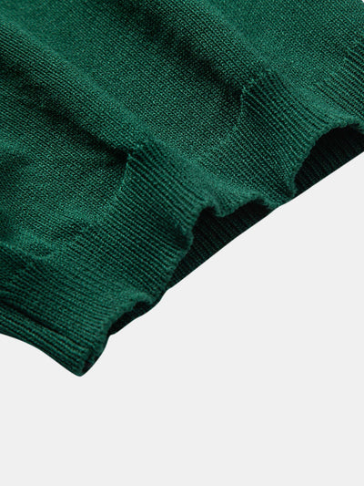 Owen | Stripe Jacquard Knit Polo Shirt