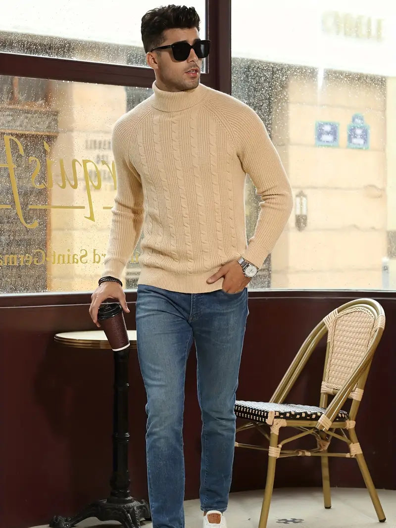 Dorian® | Cable Turtleneck