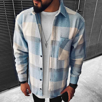 Jordan® | Men's checked jacket with long sleeves