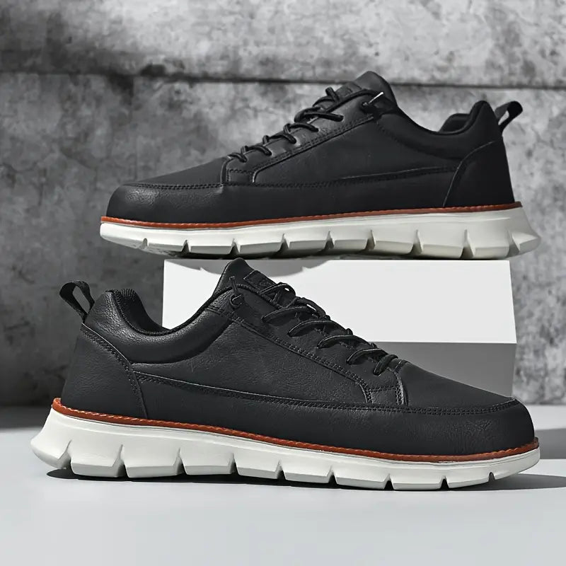 Ignacio® | Leather Sneakers With Orthopaedic Comfort
