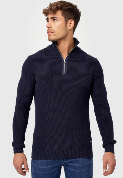 Cristóbal® | Stylish Sweatshirt With Quarter Zip Fastening
