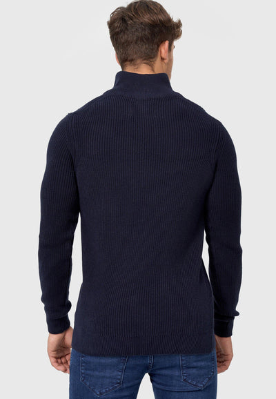 Cristóbal® | Stylish Sweatshirt With Quarter Zip Fastening