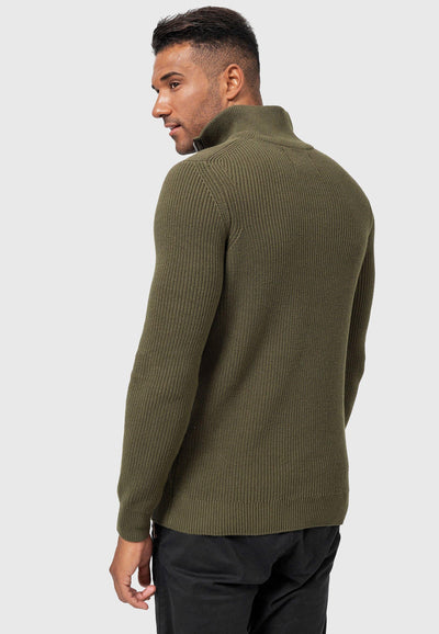 Cristóbal® | Stylish Sweatshirt With Quarter Zip Fastening