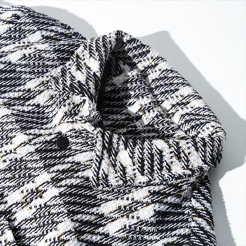 Men's Blended Lapel Single-breasted Jacket