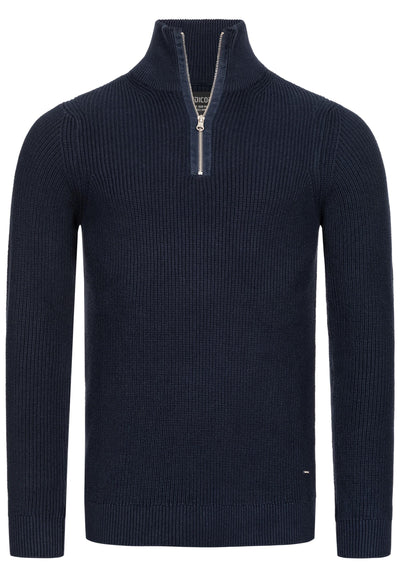 Cristóbal® | Stylish Sweatshirt With Quarter Zip Fastening