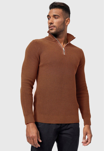 Cristóbal® | Stylish Sweatshirt With Quarter Zip Fastening