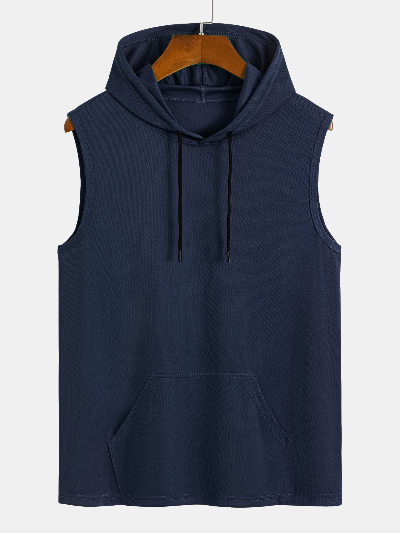 Juvenal® | Athletic Mesh Kangaroo Pocket Hooded Tank