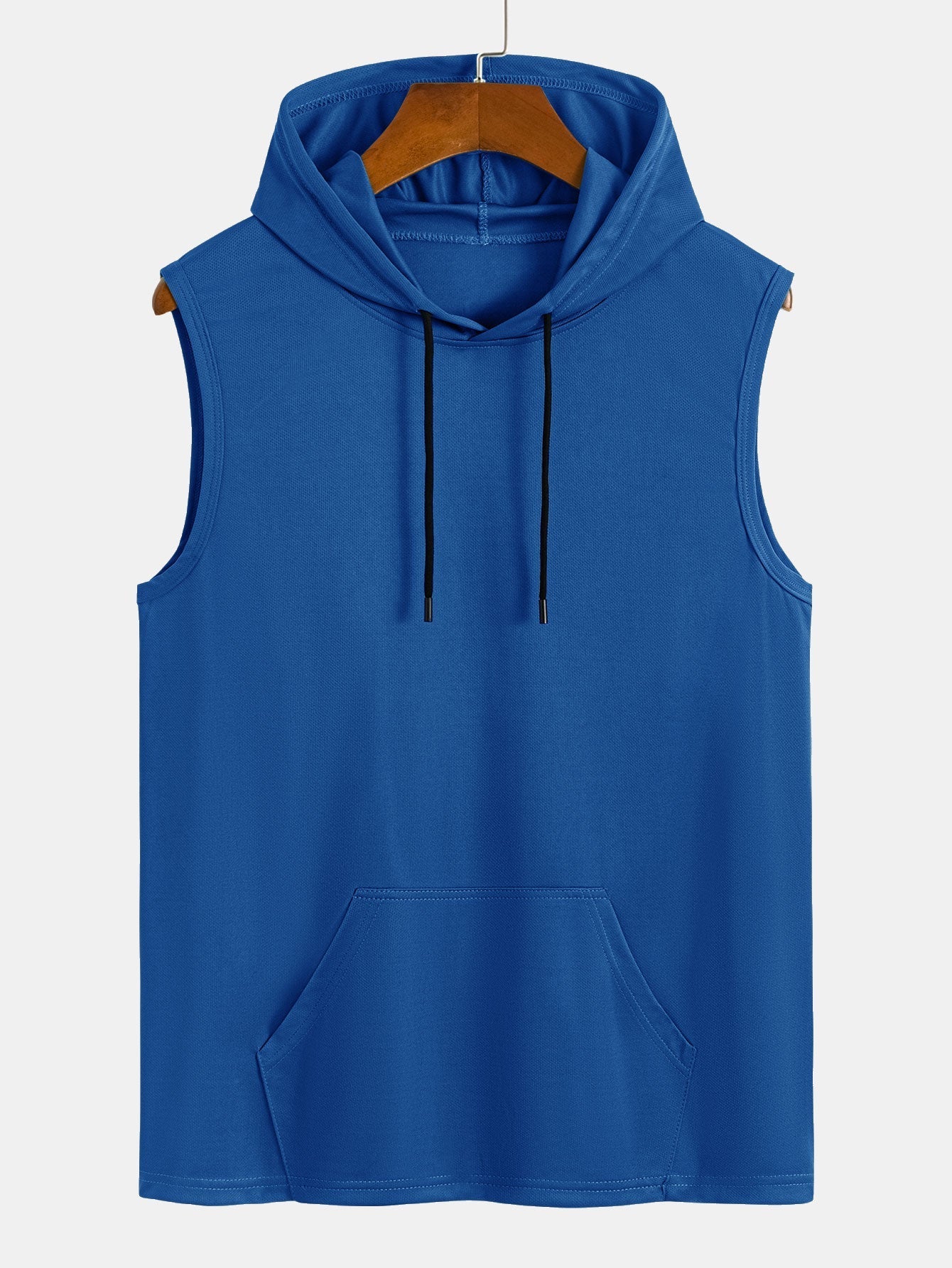 Juvenal® | Athletic Mesh Kangaroo Pocket Hooded Tank