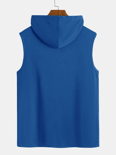 Juvenal® | Athletic Mesh Kangaroo Pocket Hooded Tank