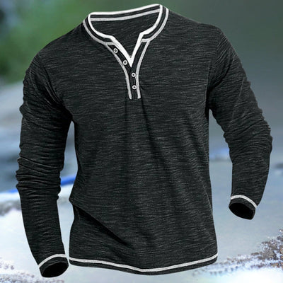 Jon® | Shirt With V-Neck And Long Sleeves