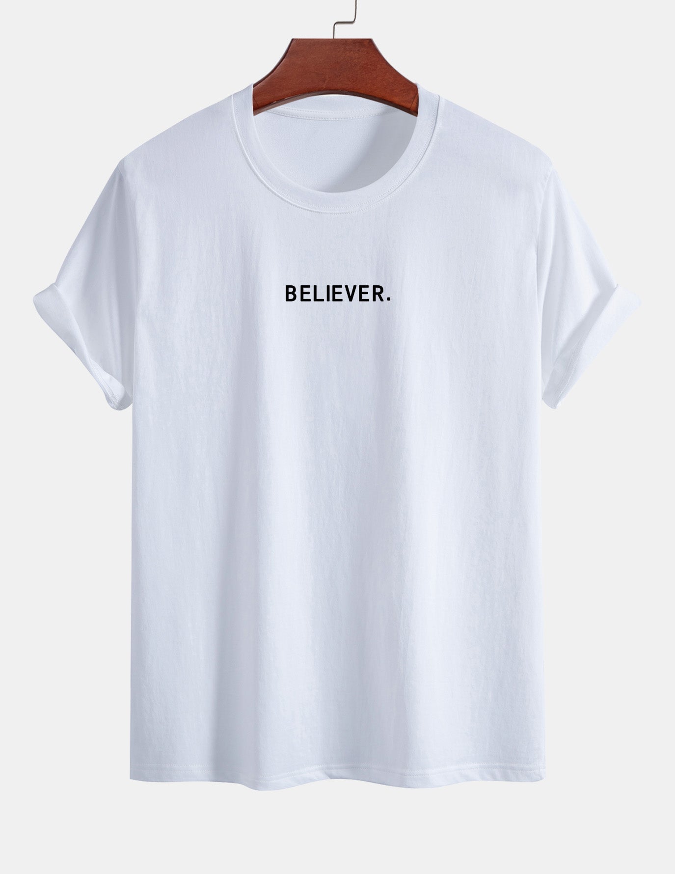 Octavio® | Believer Print Cotton T-Shirt