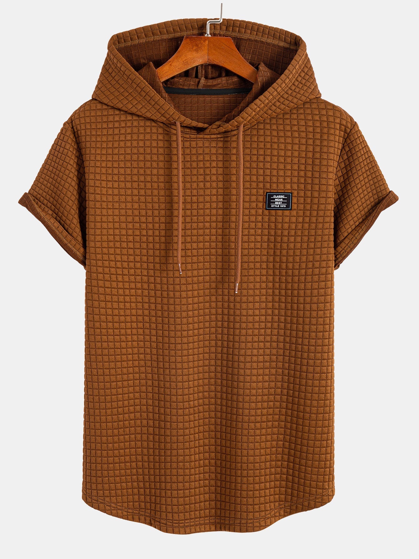 Danny® | Waffle Hooded Arc Hem T-Shirt