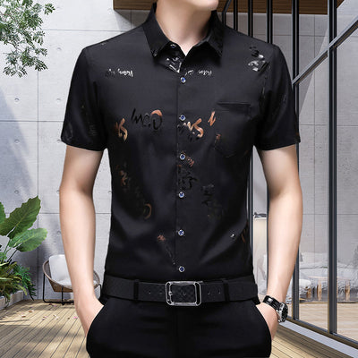 Kahlil® | Thin Short-Sleeved Shirt For Men