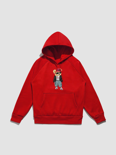 Orion | Hip Hop Style Bear Print Hoodie
