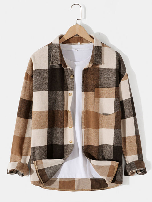Alonso® | Flannel Plaid Overshirt
