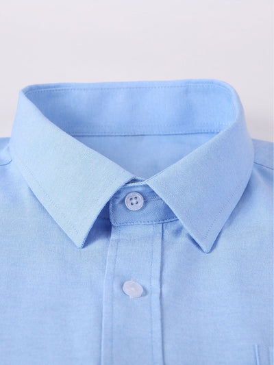 Fulvio® | Long Sleeve Pocket Button Up Oxford Shirt