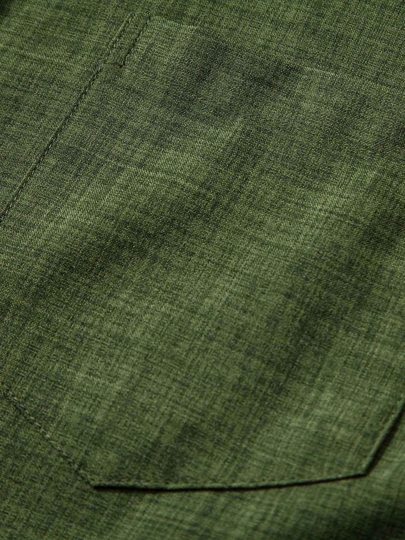 Adham® | Short Sleeve Stand Collar Shirt & Straight Leg Linen Pants