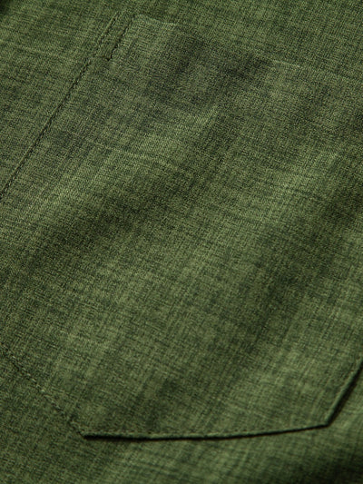 Adham® | Short Sleeve Stand Collar Shirt & Straight Leg Linen Pants