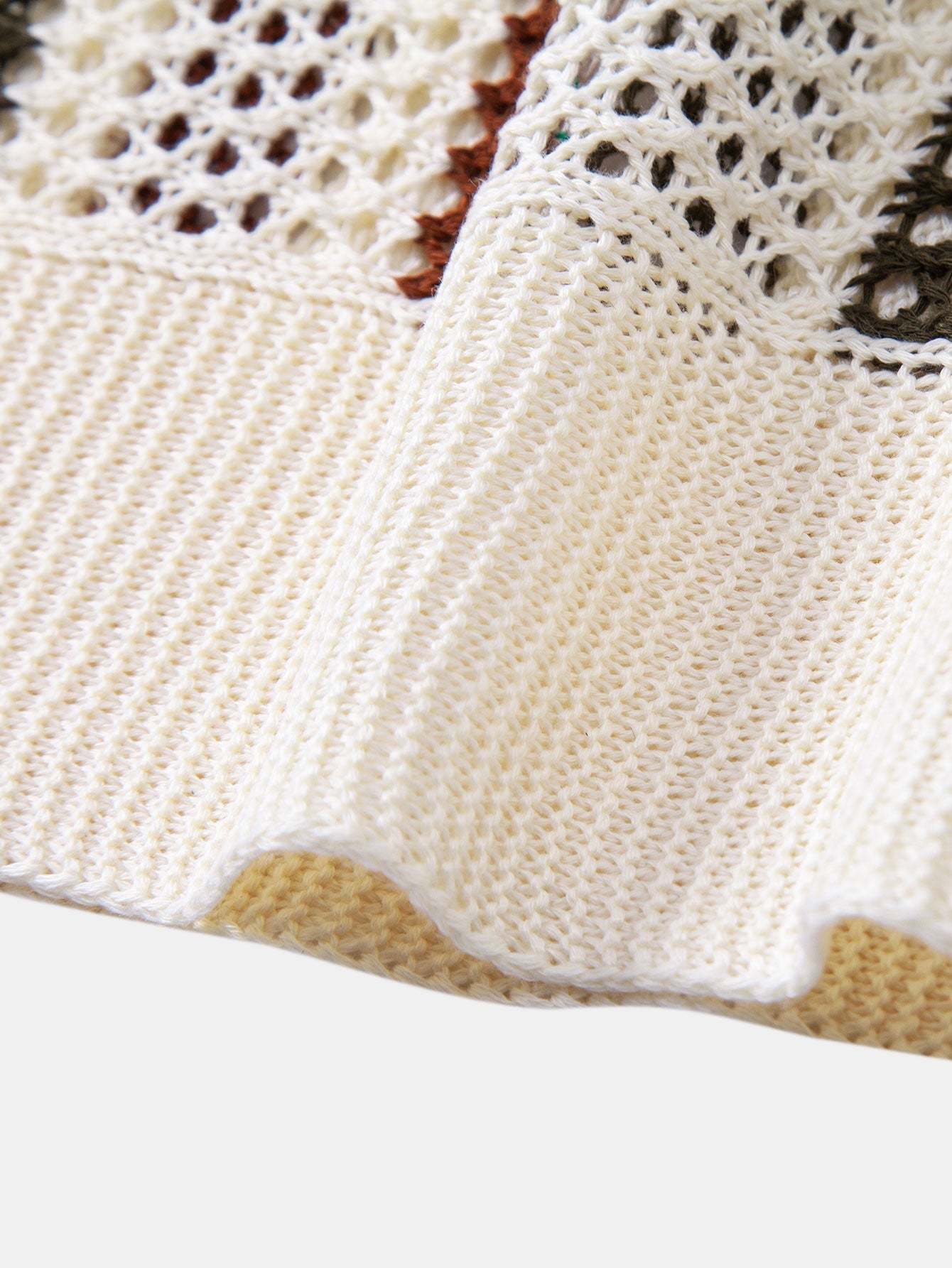 Hello Crochet Polo Shirt & Straight Linen Pants