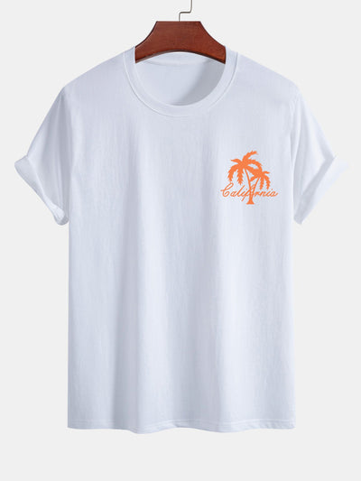 Tomás® | Palm Tree Print Cotton T-Shirt & Swim Shorts