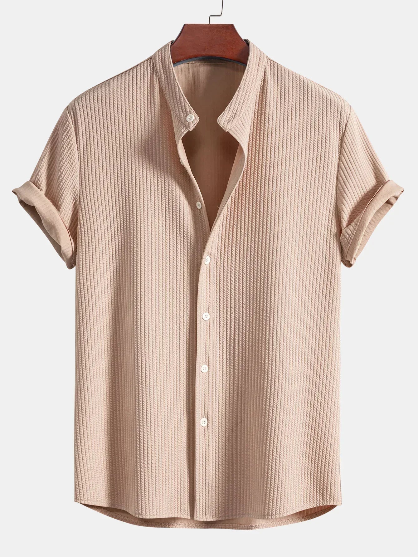 Jini | Men's structured short-sleeved button-down shirt