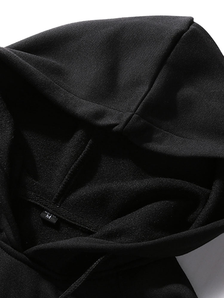 Michael | Rose Print Drawstring Hoodies