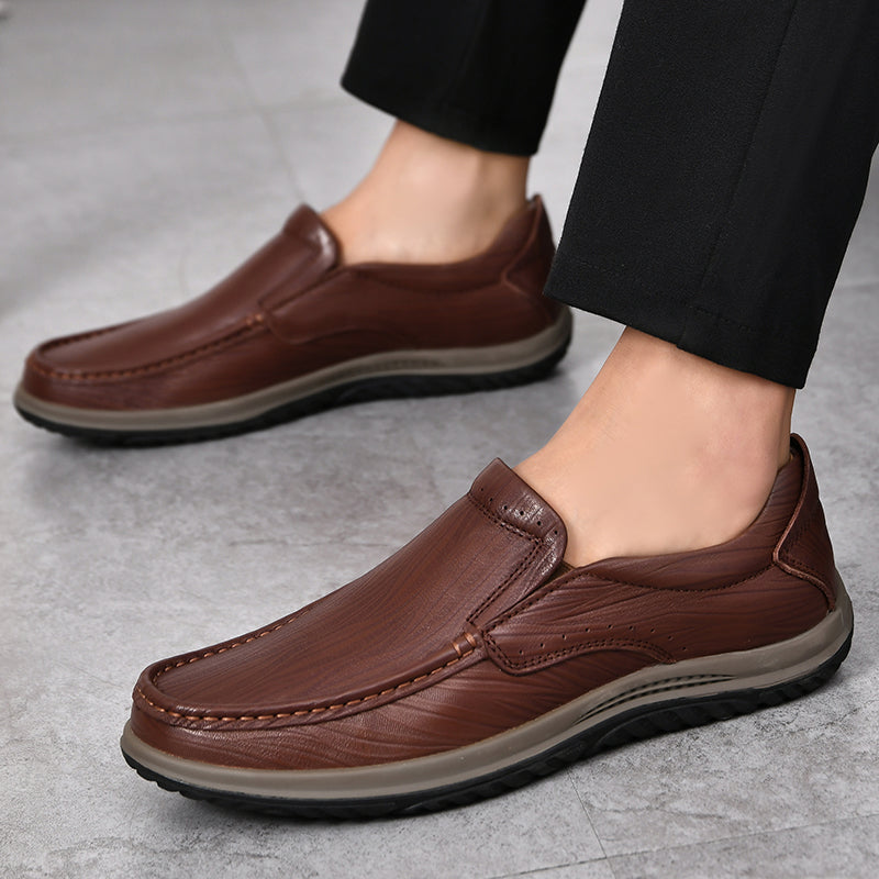 Kaspar® | Artur Genuine Leather Loafers