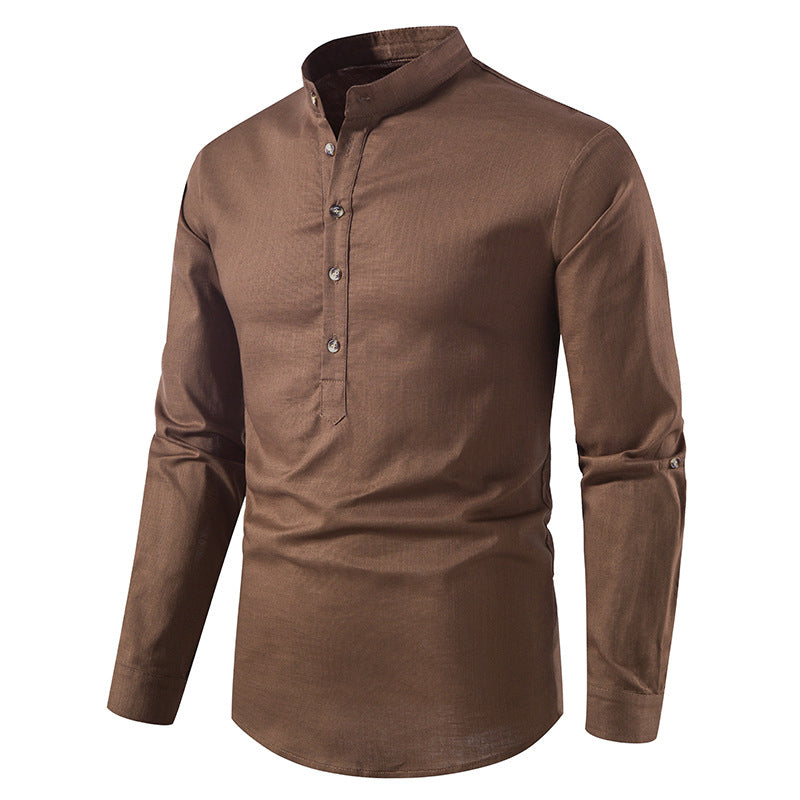 Joseph® | Men'S Solid Color Casual Button Down Shirt