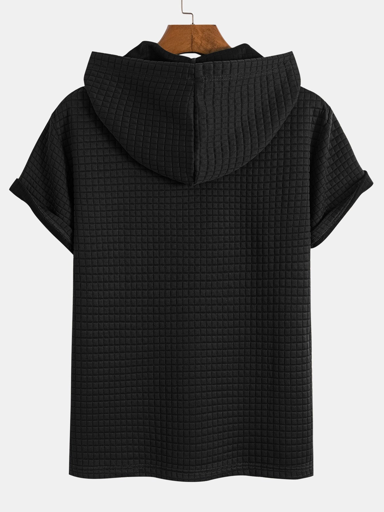 Cliff® | Kangaroo Pocket Waffle Hooded T-Shirt & Shorts