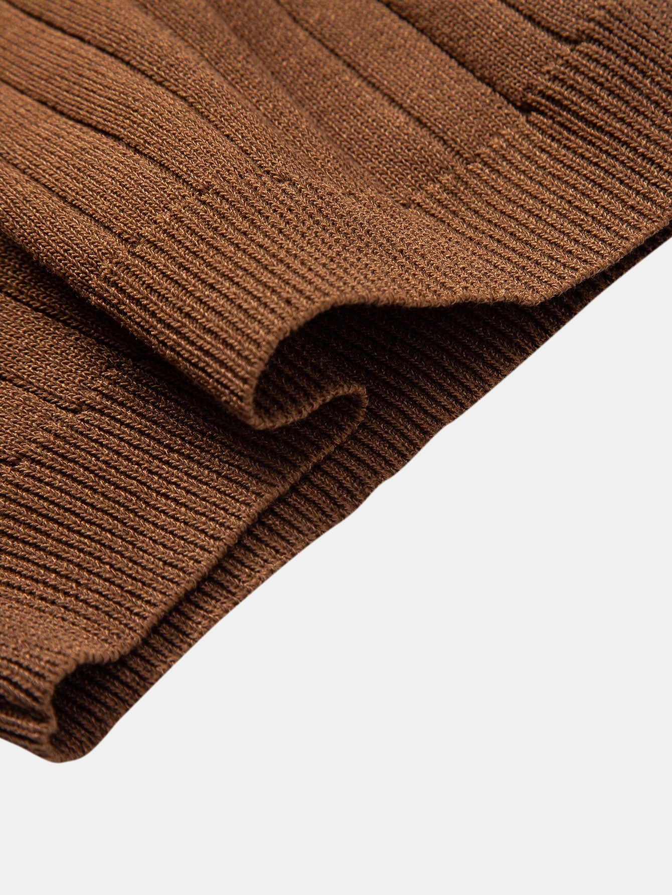 Connor | Stripe V Neck Knit Polo Shirt