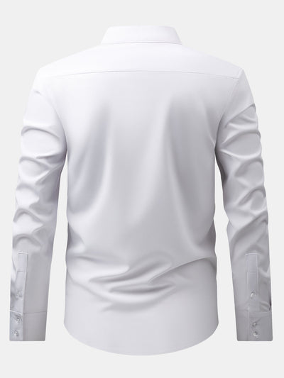 hola HIGH NECK SHIRT & SLIM FIT FLARED LEG PANTS