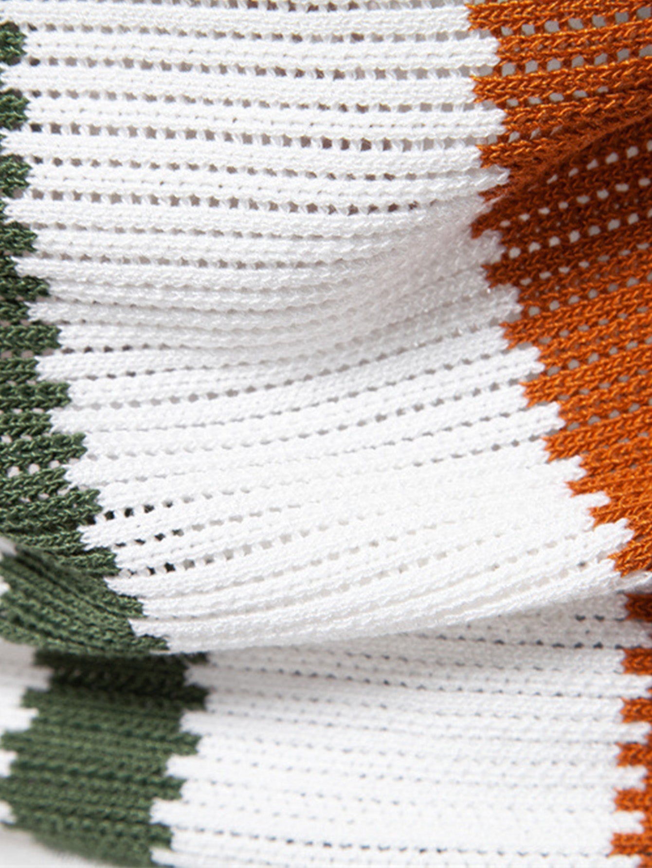 Jordan | Stripe Knit V Neck Polo Shirt