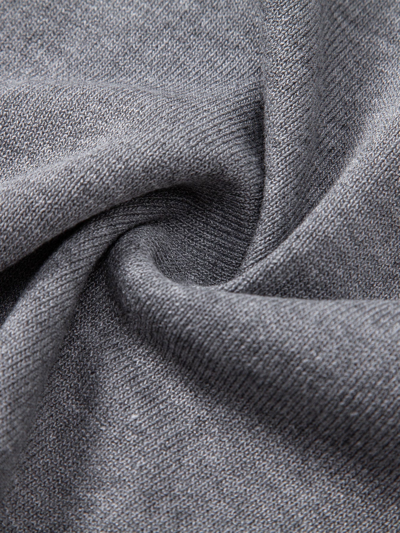 Elijah | Twist Jacquard Knitted Zipper Polo Shirt