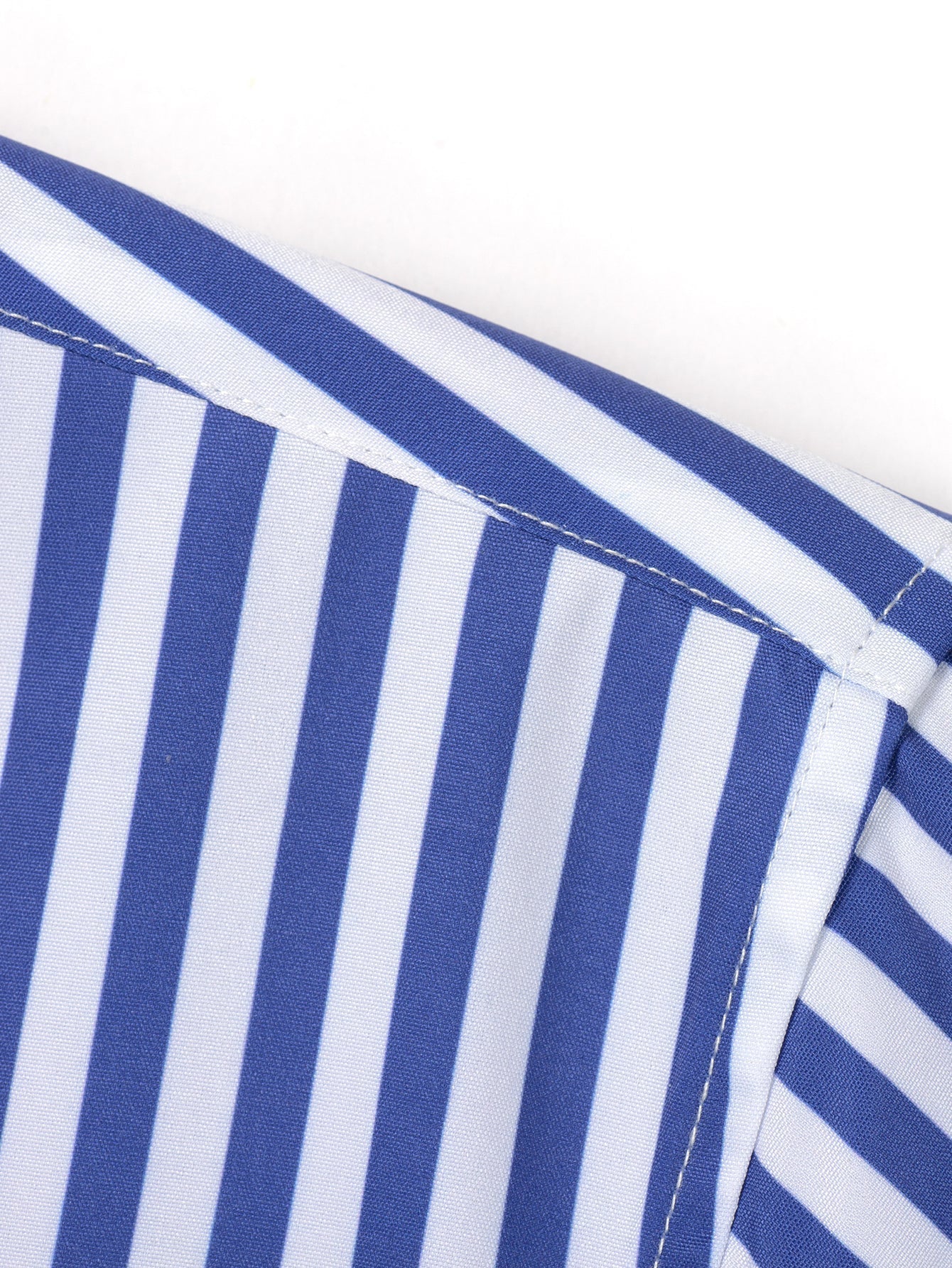 hola STRIPED LONG SLEEVE BUTTON-DOWN SHIRT & SLIM FIT WIDE LEG PANTS