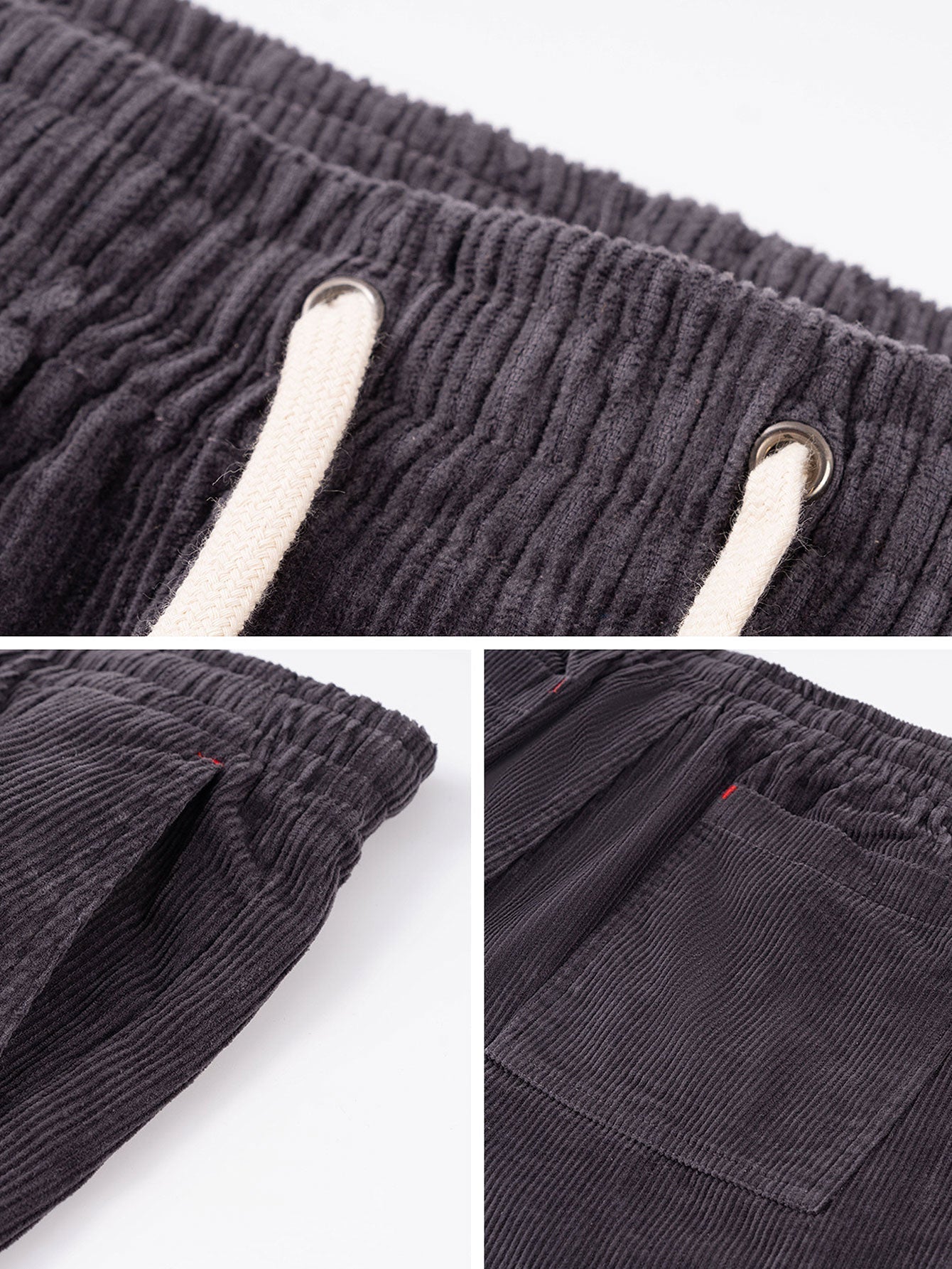 Venantius | Cotton Corduroy Drawstring Shorts