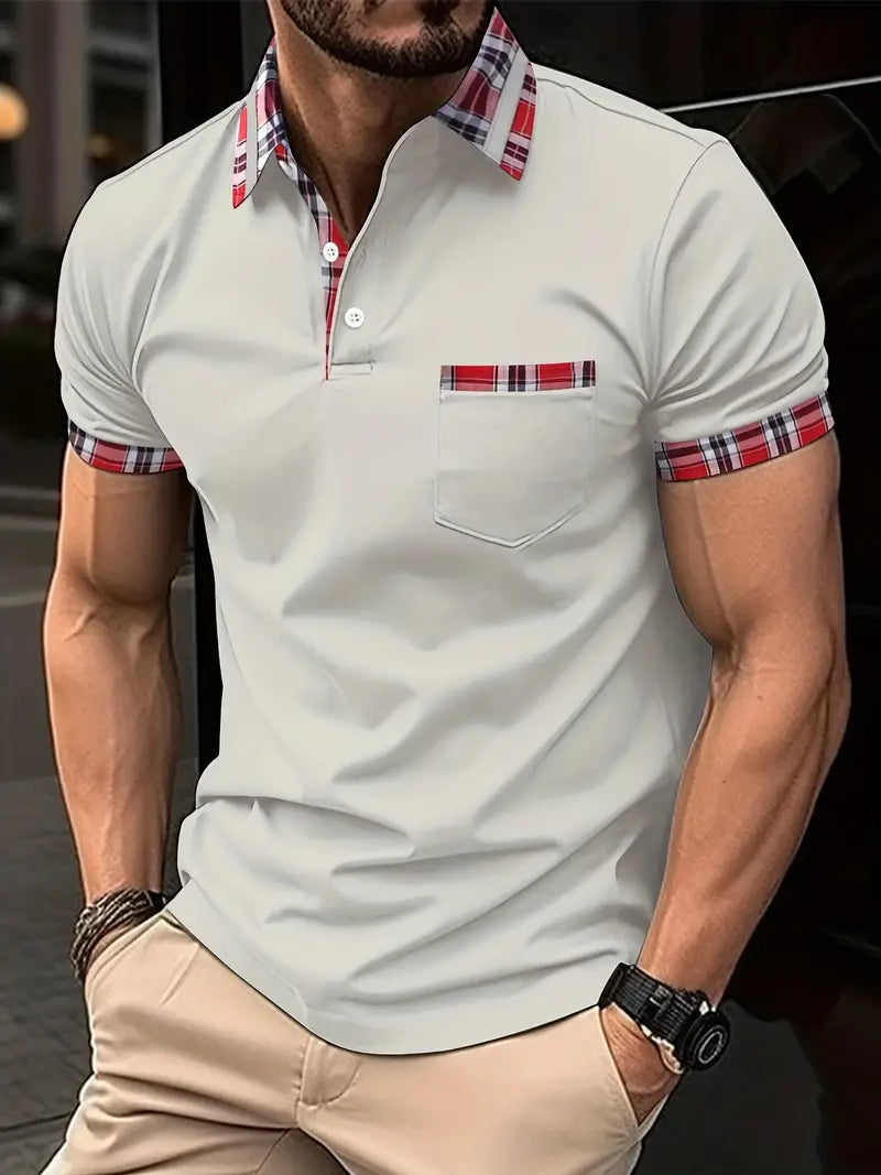 Lonnie® | Casual Shirt With V-Neck And Buttons For Men