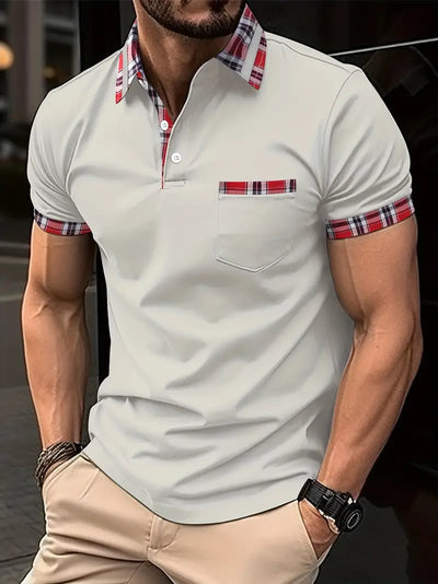 Lonnie® | Casual Shirt With V-Neck And Buttons For Men