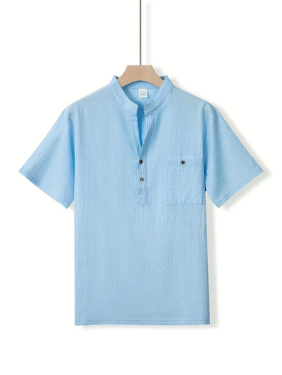 Nigel | Casual short-sleeved button-down shirt