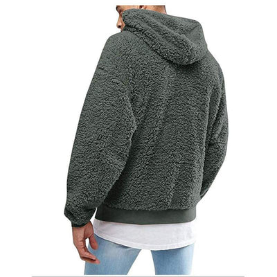 Dougal® | Warm Fluffy Teddy Hoodie For Men