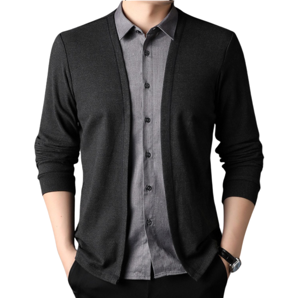 Alan | 2-in-1 shirt and cardigan
