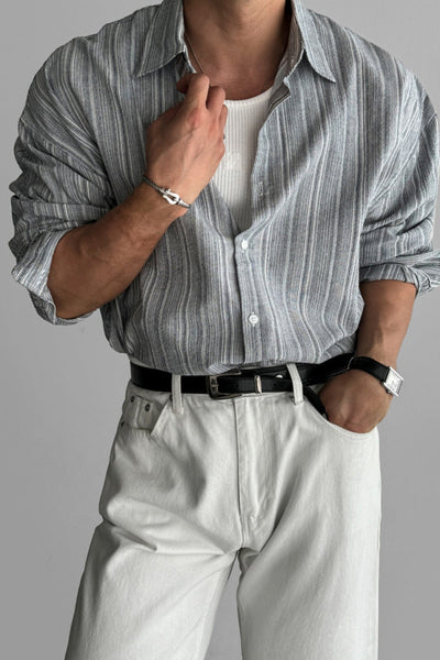 Bhoncie® | MV Striped Non-Iron Sun Protection Shirt