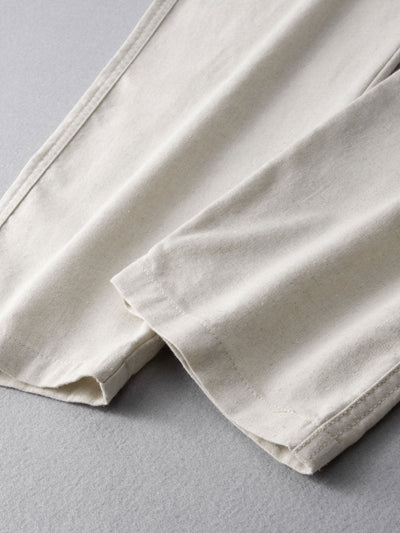 Herbert® | Texture Jacquard Cuban Shirt & Straight Leg Linen Pants